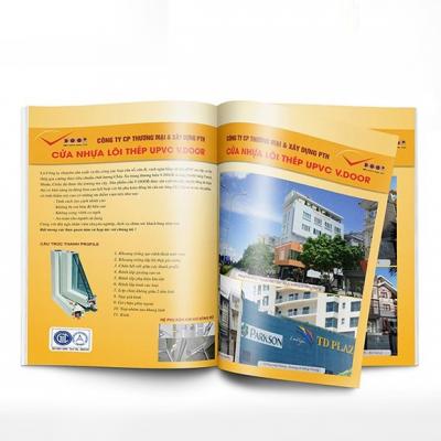 In catalogue dày từ 40 trang nên bấm ghim hay dán keo khi đóng cuốn?